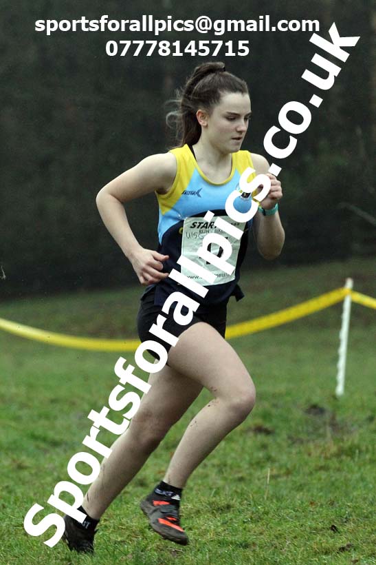 Girls under-15s, NECAA Junior Cross Country Relays, Thornley Farm, Peterlee, Saturday, December 12th. Photo: David T. Hewitson/Sports for All Pics